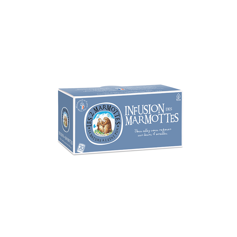 LES 2 MARMOTES Infusion des Marmottes 30 sachets 48g