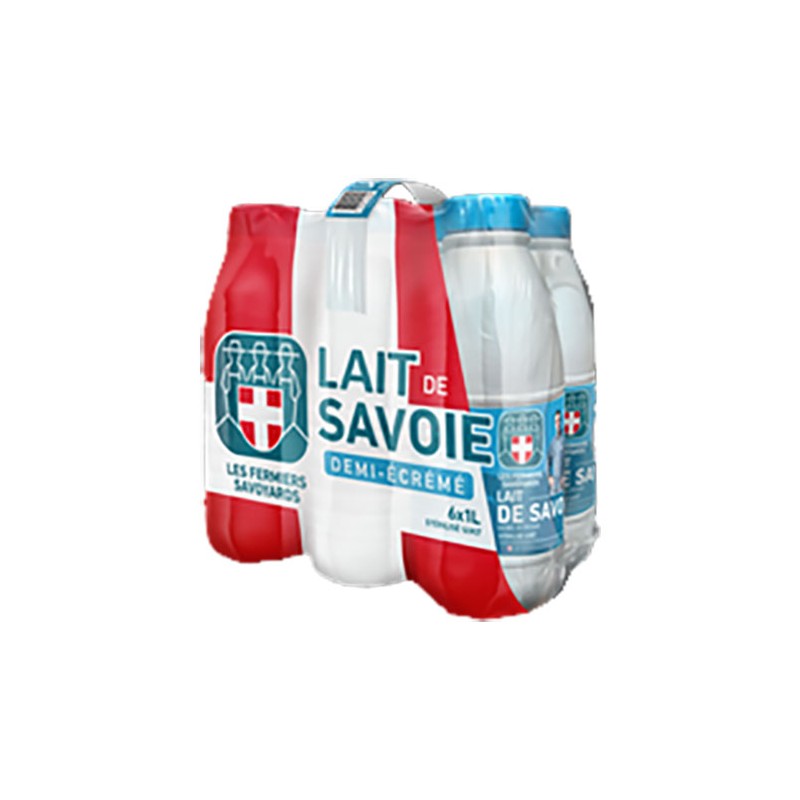 METRAL Lait de Savoie 1/2 écrèmé - 6x1L